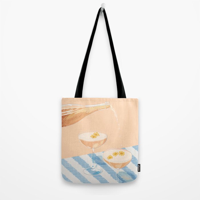 summer wine time illustartion  Tote Bag Gallery Image 2