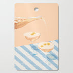 summer wine time illustartion  Cutting Board Gallery Image 1