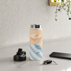 summer wine time illustartion  Water Bottle Gallery Image 4