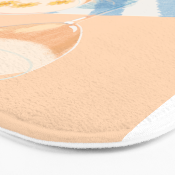 summer wine time illustartion  Bath Mat Gallery Image 3