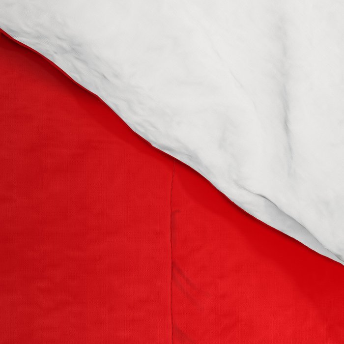 NOW BRIGHT RED SOLID COLOR Comforter Gallery Image 4