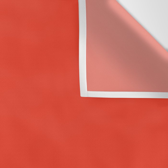 Tomato Red Solid Color Wall Tapestry Gallery Image 3