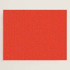 Tomato Red Solid Color Jigsaw Puzzle Gallery Image 1