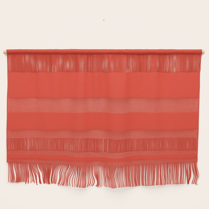 Tomato Red Solid Color Wall Hanging Gallery Image 1