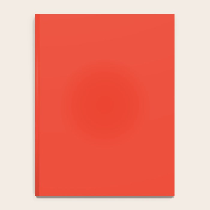 Tomato Red Solid Color Notebook Gallery Image 4