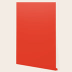 Tomato Red Solid Color Wallpaper Gallery Image 2