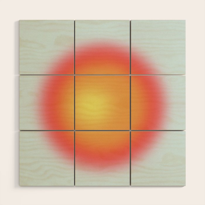 Mind: Aura Gradient 01 Wood Wall Art Gallery Image 1