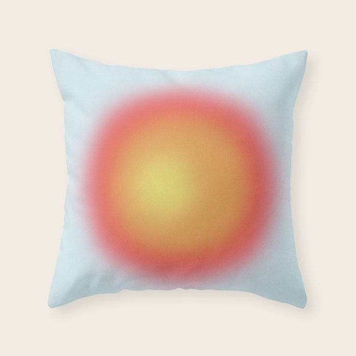 Mind: Aura Gradient 01 Throw Pillow Gallery Image 6