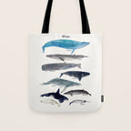 whales Tote Bag Gallery Image 1