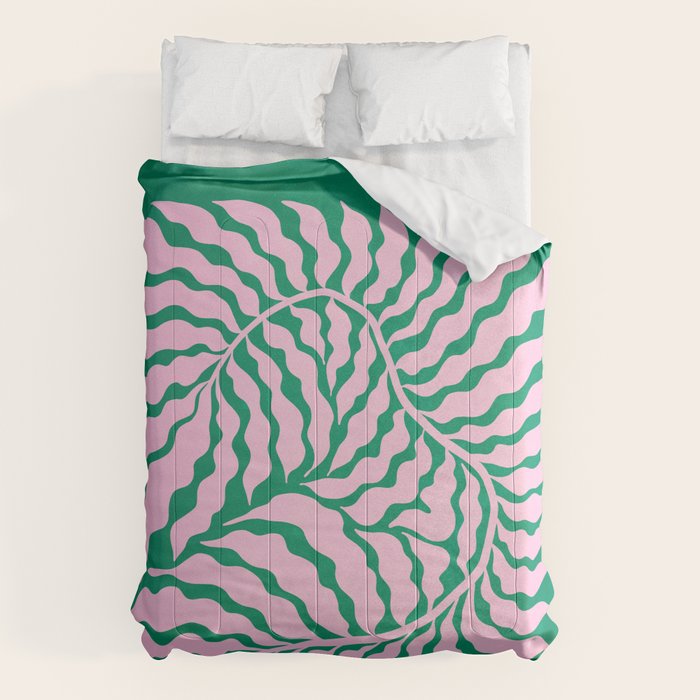 Sage & Chantilly Fern: Ferns 01 Comforter Gallery Image 1