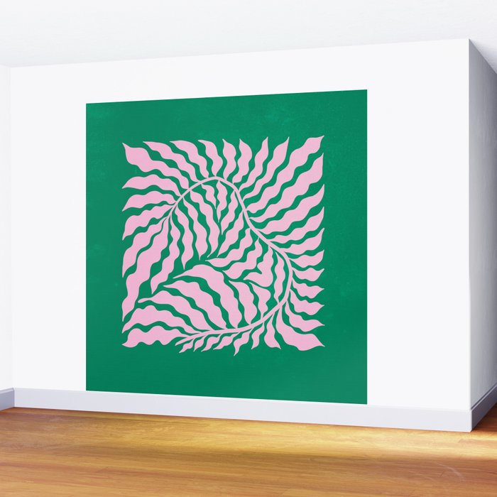 Sage & Chantilly Fern: Ferns 01 Wall Mural Gallery Image 2