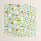 Is It Fall Yet in Blue Wrapping Paper Gallery Image 3