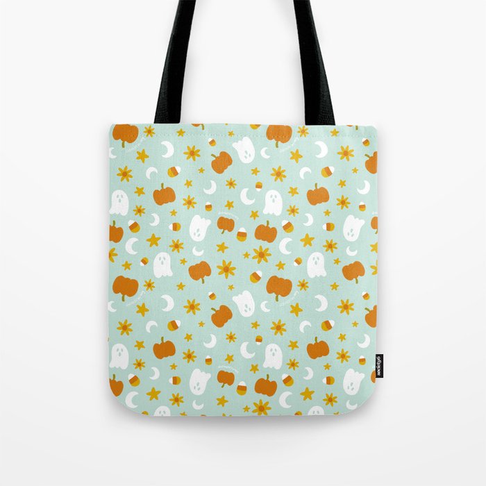 Is It Fall Yet in Blue Tote Bag Gallery Image 1