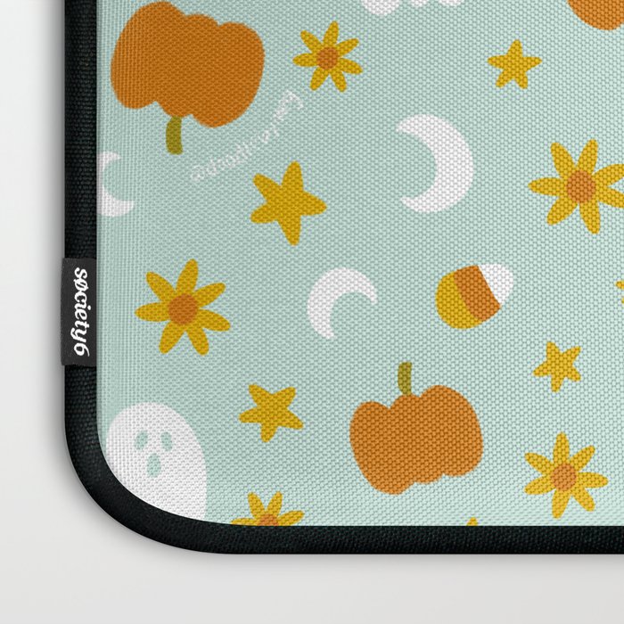 Is It Fall Yet in Blue Laptop Sleeve Gallery Image 3