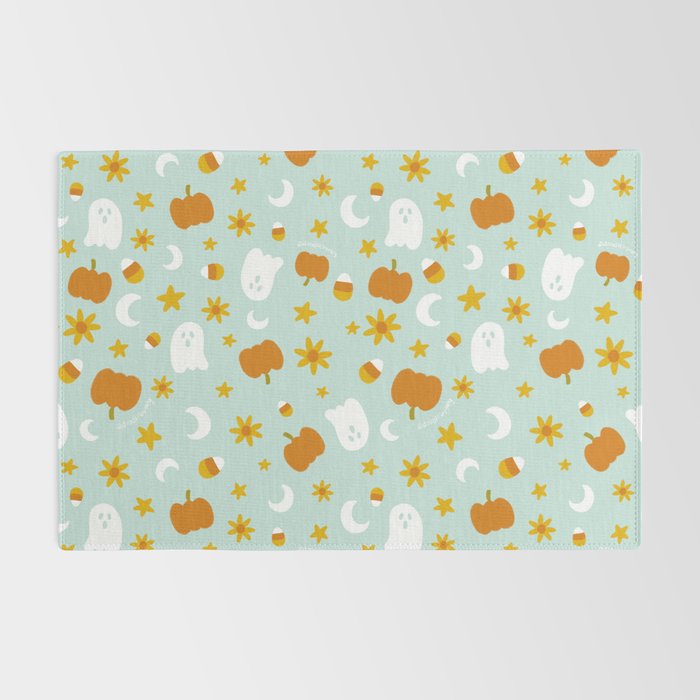 Is It Fall Yet in Blue Rug Gallery Image 2
