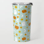 Is It Fall Yet in Blue Travel Mug Gallery Image 2