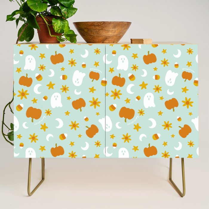 Is It Fall Yet in Blue Credenza Gallery Image 1