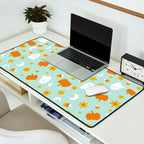 Is It Fall Yet in Blue Desk Mat Gallery Image 2
