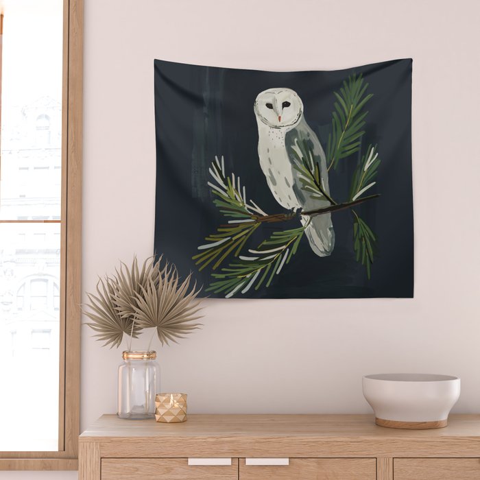 Night Owl Wall Tapestry Gallery Image 2