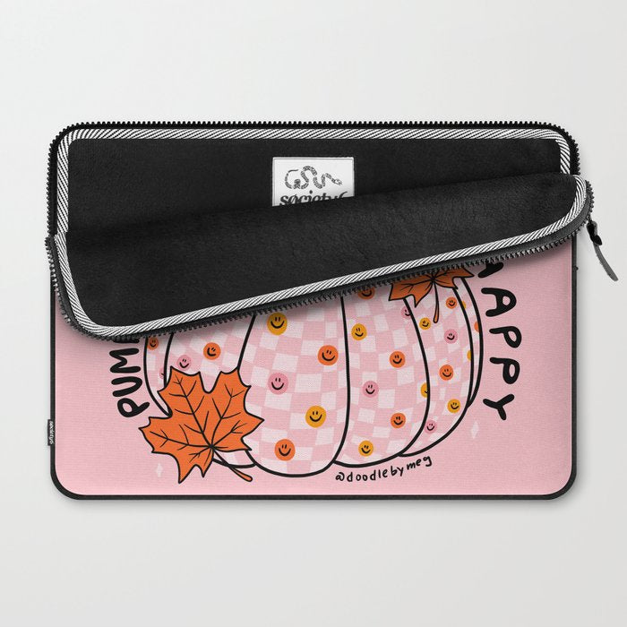Pumpkins Make Me Happy Laptop Sleeve Gallery Image 2