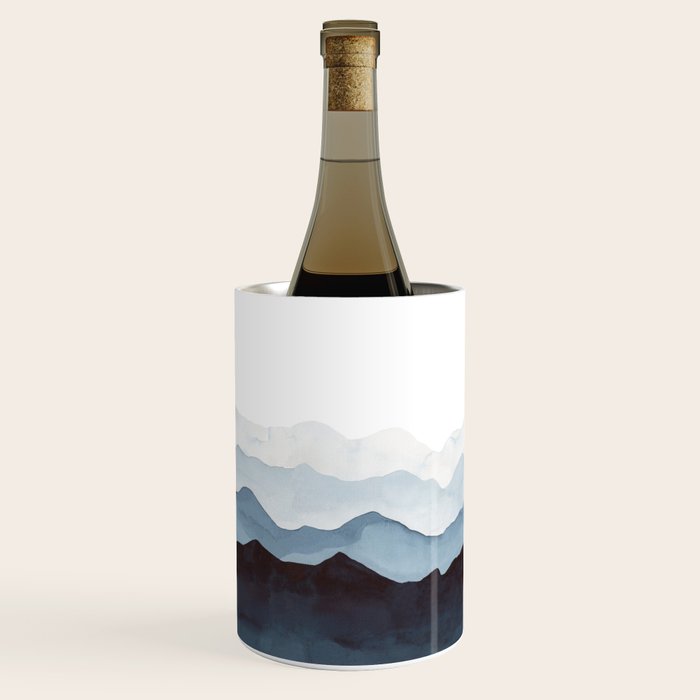 Indigo Mountains Landscape Wine Chiller Gallery Image 3