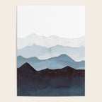Indigo Mountains Landscape Poster Gallery Image 4