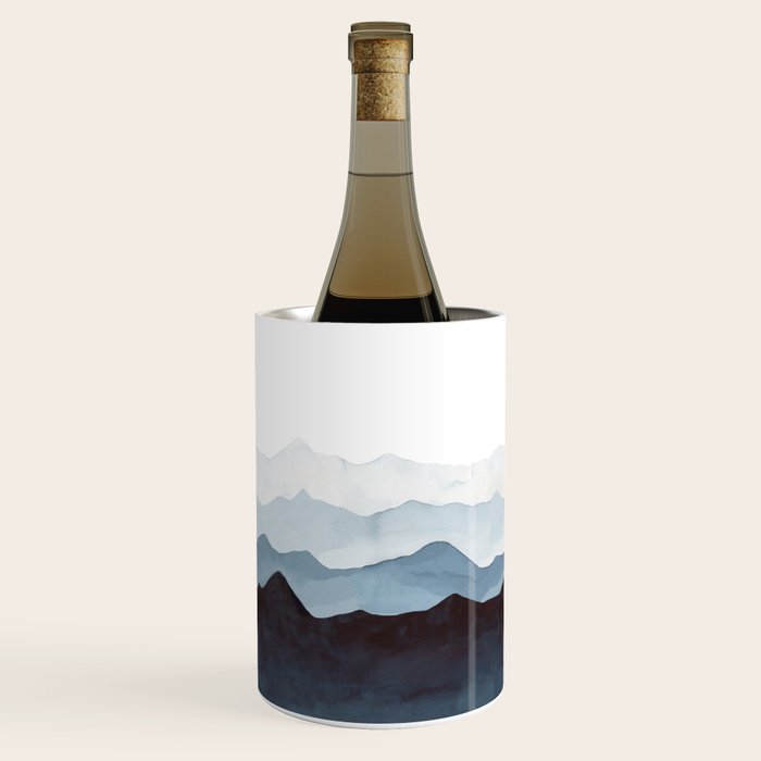 Indigo Mountains Landscape Wine Chiller Gallery Image 1