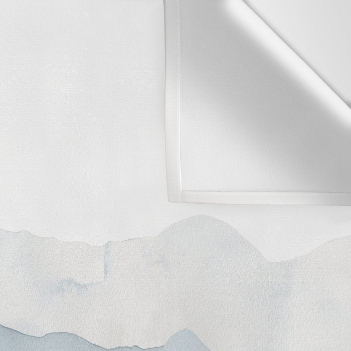 Indigo Mountains Landscape Wall Tapestry Gallery Image 3