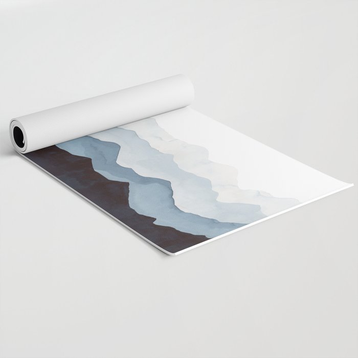 Indigo Mountains Landscape Yoga Mat Gallery Image 2