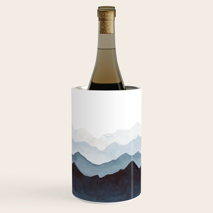 Indigo Mountains Landscape Wine Chiller Gallery Image 2