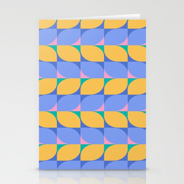 Almond Shapes Pattern I Stationery Card Gallery Image 2