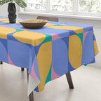 Almond Shapes Pattern I Tablecloth Gallery Image 3