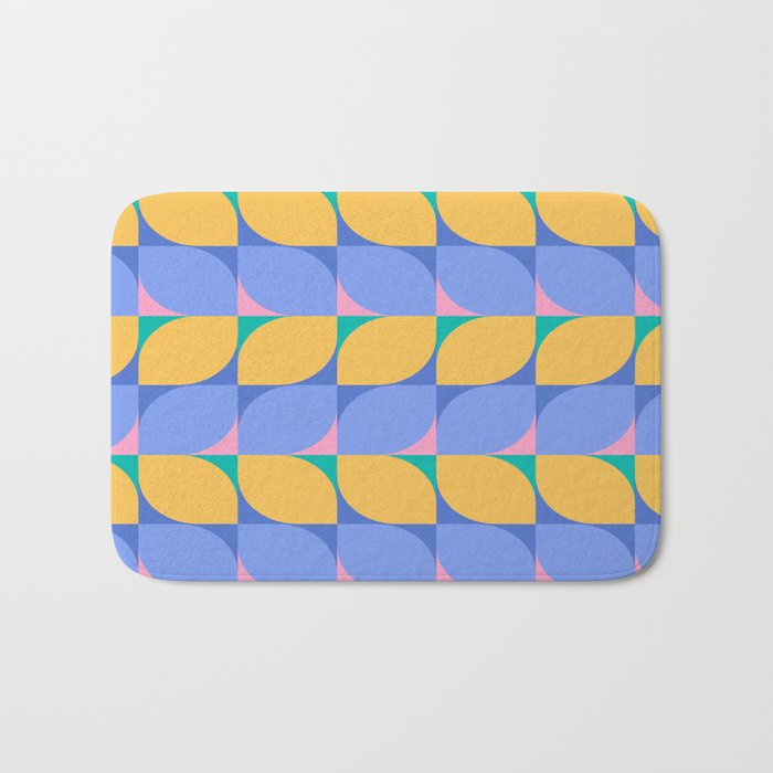 Almond Shapes Pattern I Bath Mat Gallery Image 1