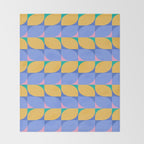 Almond Shapes Pattern I Throw Blanket Gallery Image 2