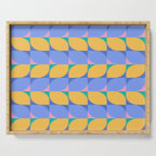 Almond Shapes Pattern I Serving Tray Gallery Image 1