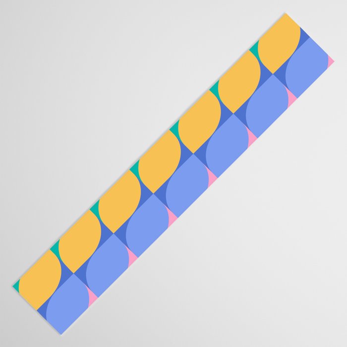 Almond Shapes Pattern I Table Runner Gallery Image 3