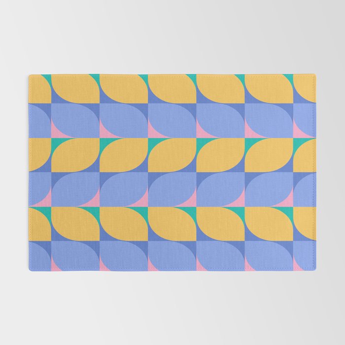 Almond Shapes Pattern I Rug Gallery Image 2