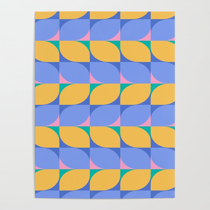 Almond Shapes Pattern I Poster Gallery Image 4