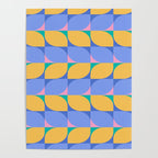 Almond Shapes Pattern I Poster Gallery Image 4