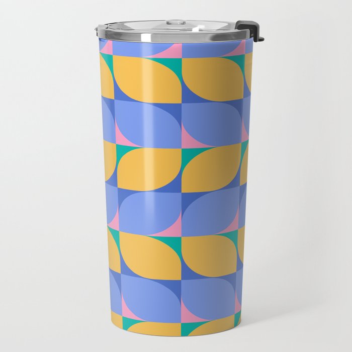Almond Shapes Pattern I Travel Mug Gallery Image 2