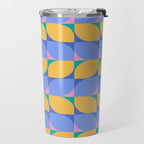 Almond Shapes Pattern I Travel Mug Gallery Image 2