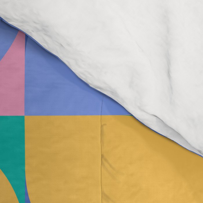 Almond Shapes Pattern I Comforter Gallery Image 4