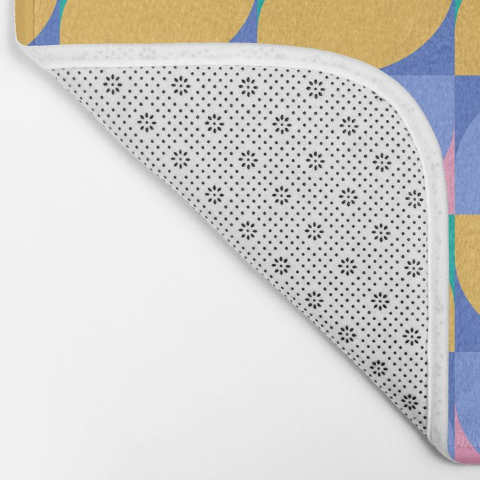 Almond Shapes Pattern I Bath Mat Gallery Image 2