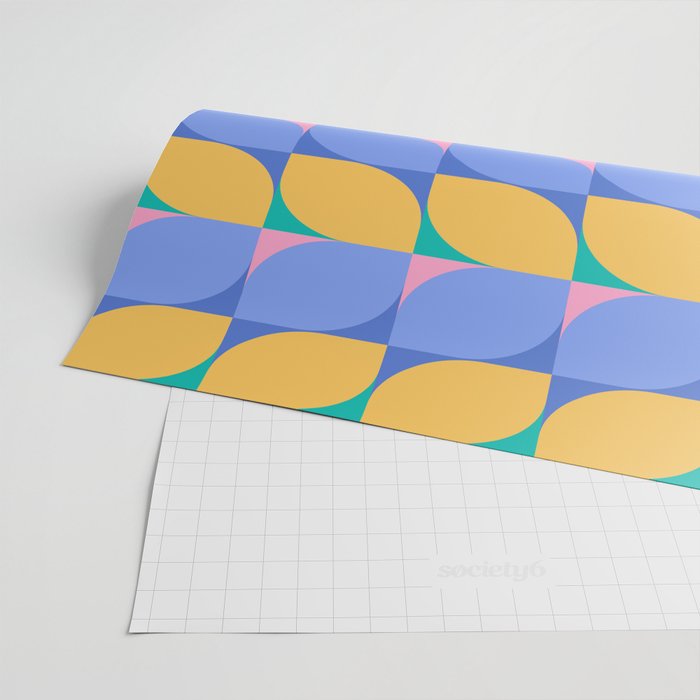 Almond Shapes Pattern I Wrapping Paper Gallery Image 2