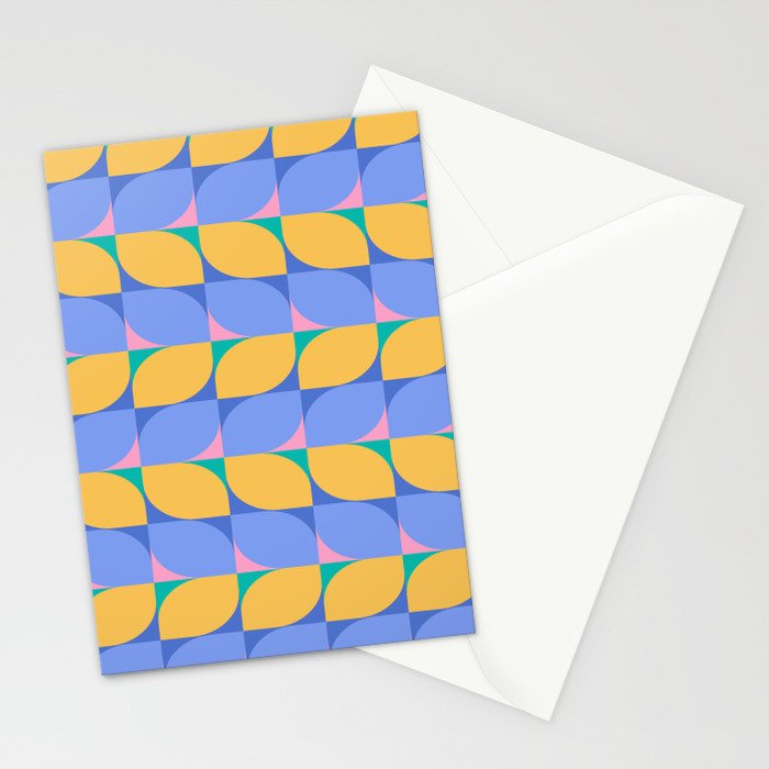 Almond Shapes Pattern I Stationery Card Gallery Image 2