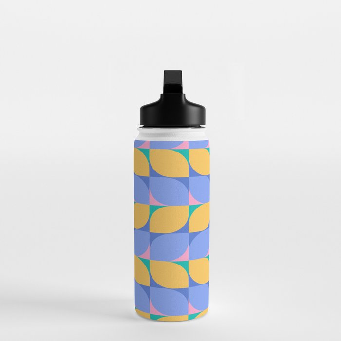 Almond Shapes Pattern I Water Bottle Gallery Image 3