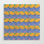Almond Shapes Pattern I Wood Wall Art Gallery Image 1