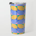 Almond Shapes Pattern I Travel Mug Gallery Image 3