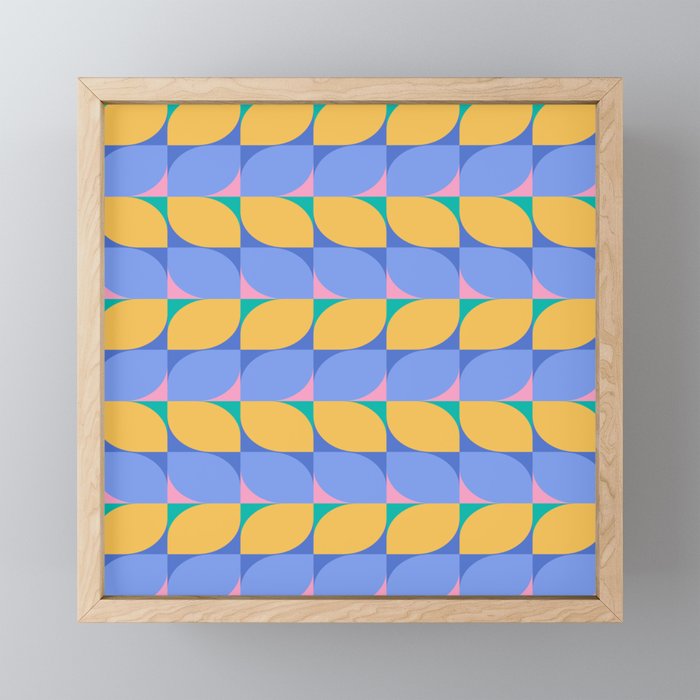 Almond Shapes Pattern I Mini Art Print Gallery Image 1