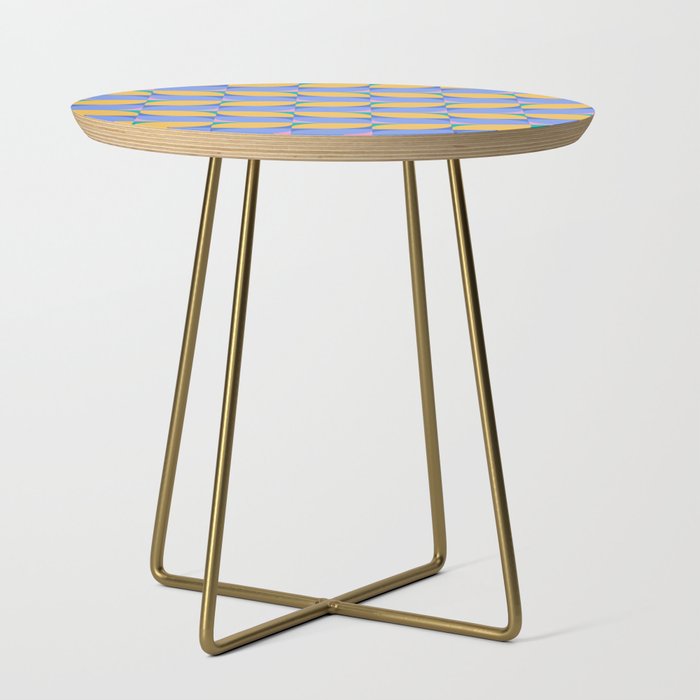Almond Shapes Pattern I Side Table Gallery Image 1